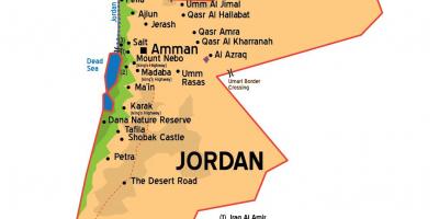 Jordan hirien mapa