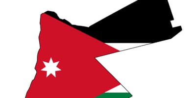 Mapa Jordan mapa bandera